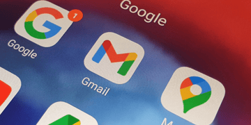 Generic pic of Gmail app on phone