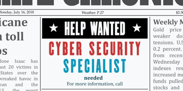 Cybersecurity specialist wanted