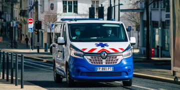 Ambulance car in France
