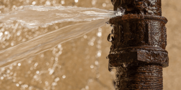 Metaphorical image to represent water company being hacked