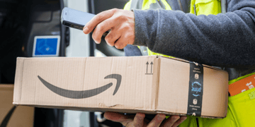 Generic pic of Amazon deliveryman