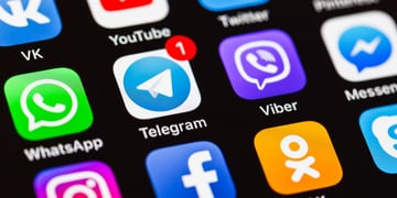 WhatsApp Viber Telegram logos