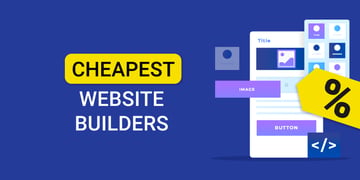 cheapest website builders featured image