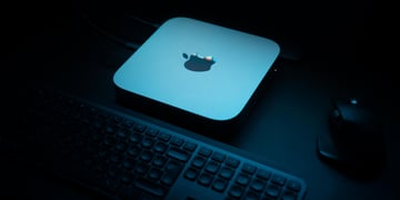 Apple computer seen