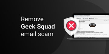 how to remove the geek squad scam
