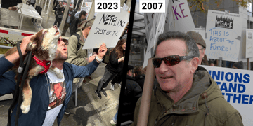 Writers strike 2007 vs 2023