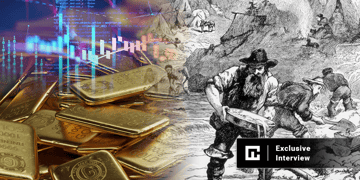gold, stocks market and gold rush