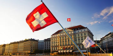 Swiss Flag, Geneva