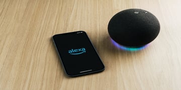 Amazon's Alexa device. Image by Shutterstock.