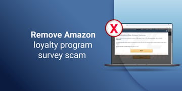 Amazon Loyalty Program pop-up scam