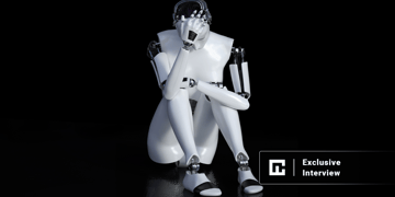 A concept of a sad robot