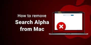 How to remove Search Alpha from Mac
