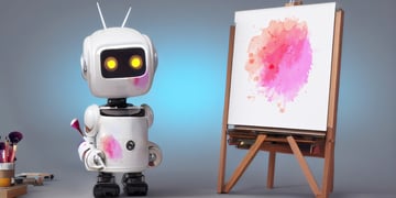 robot who paints