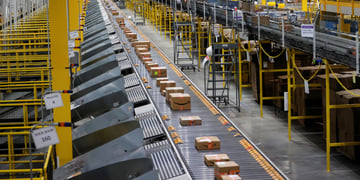 inside Amazon warehouse