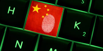 Mystery chinese hacker concept