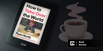 How to take over the world book seen on Kindle screen
