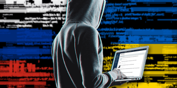 Ukraine Russia hack conceptual picture
