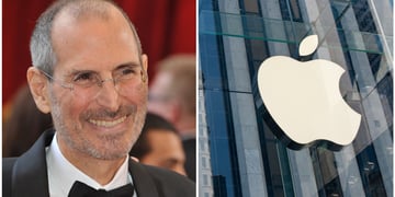 Steve jobs Apple logo