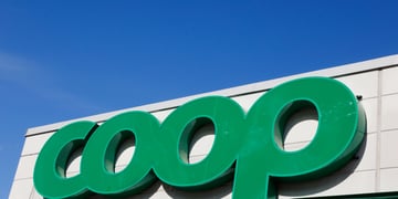 Coop logo on store front