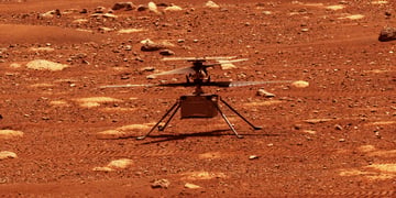 Mars helicopter down
