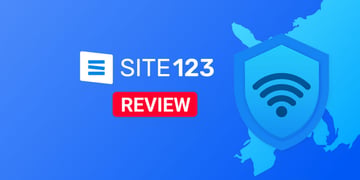 Site123 review default
