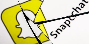 Snapchat broken glass