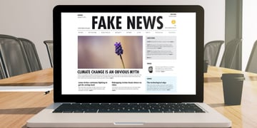 Fake news on screen