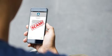 Scam message