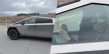 Tesla truck apple vision pro
