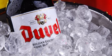 Duvel beer in a bucket of ice