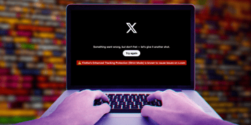 x.com not working on Firefox