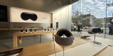 Apple Vision Pro in store
