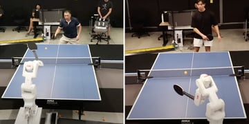 robot tennis match