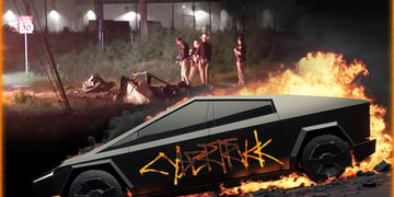 cybertruck-on-fire