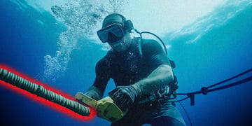Undersea internet cables