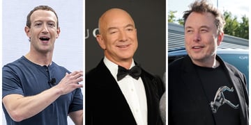 Mark Zuckerberg, Jeff Bezos, Elon Musk