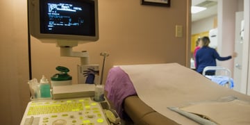 Patient room inside Women's Health Clinic
