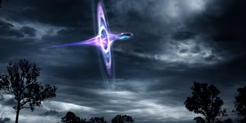 UFO time travel wormhole