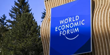 The sign at the WEF