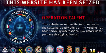 Operation Talent seized notice