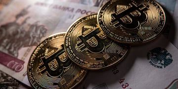 Russian ruble and bitcoin