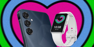 Samsung smartphone and tracker