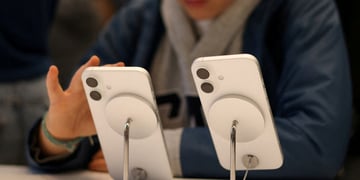 Kid on Apple iPhone