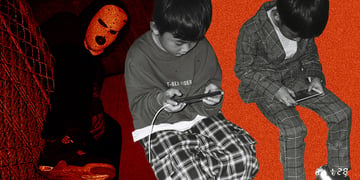 Online dangers, kids, children playing