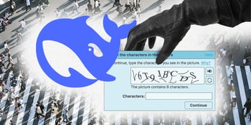 DeepSeek captcha ransomware