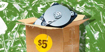 Flea market hard drive