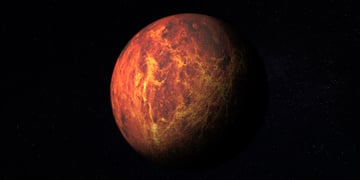 Artist's impression of Mars, the Red Planet