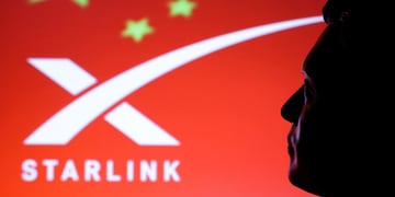 Starlink, China flag, Elon Musk