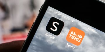 Shein and Temu logos