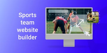 Best sports team website builder FT image